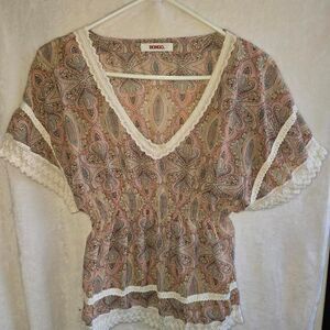 Vintage small bongo womens top